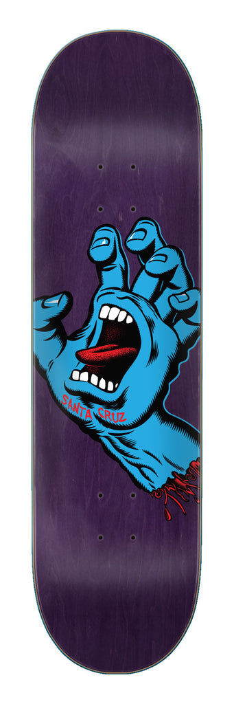 Screaming Hand 8.375in x 32in Santa Cruz Decks