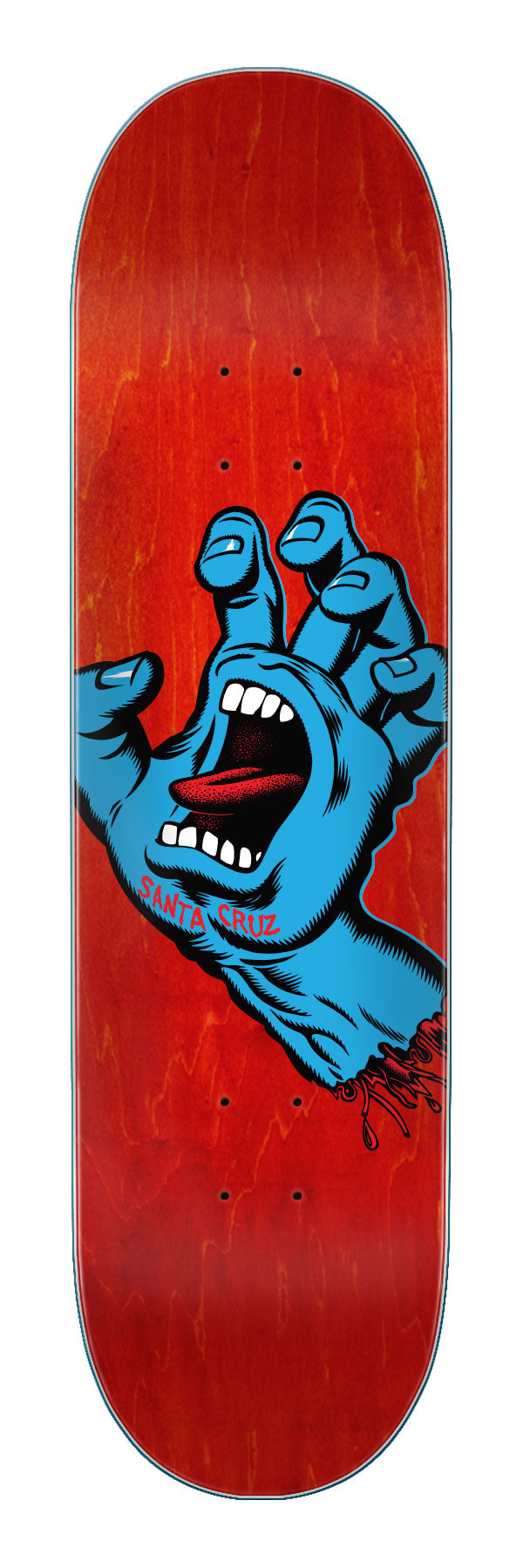 Screaming Hand 8.00in x 31.60in Santa Cruz Decks
