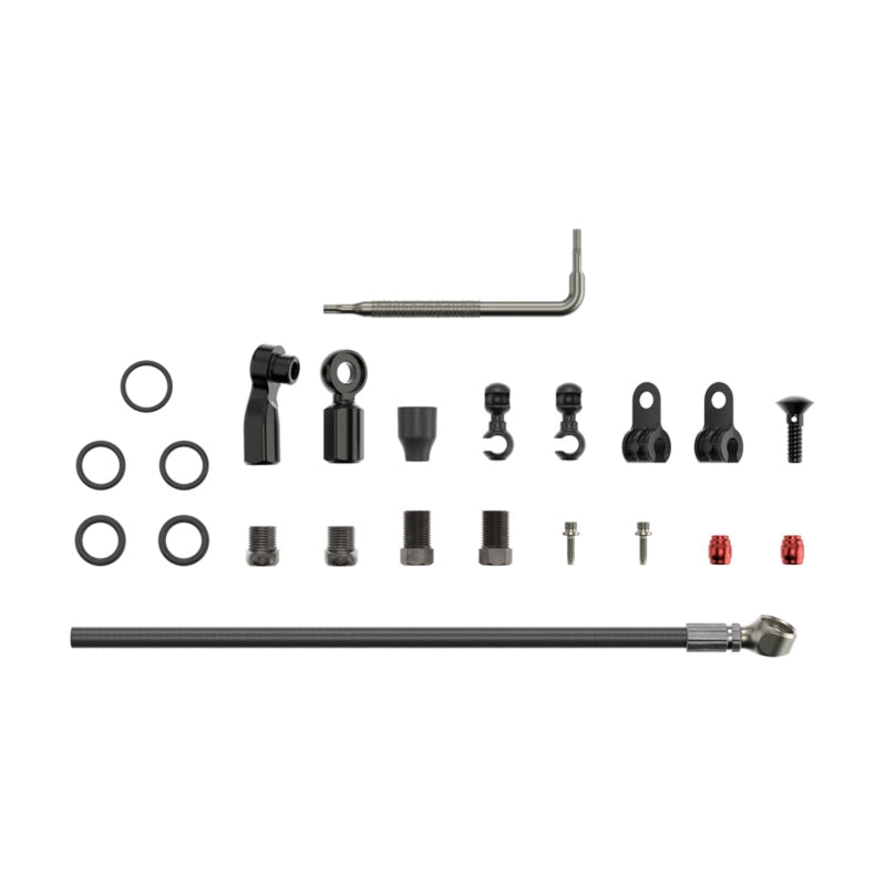 SRAM Disc Brake Hose Kit - Flat Mount, Beveled Banjo, 2000mm