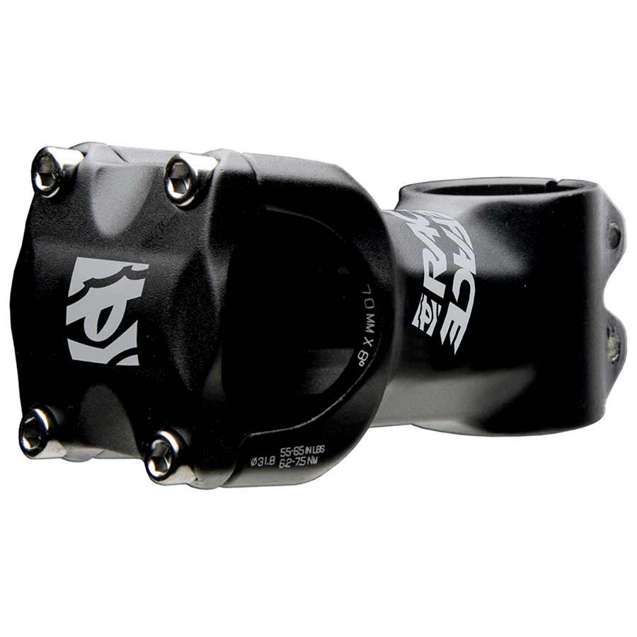 RaceFace Ride XC Stem - 70mm, 31.8 Clamp, +/-6, 1 1/8", Aluminum, Black