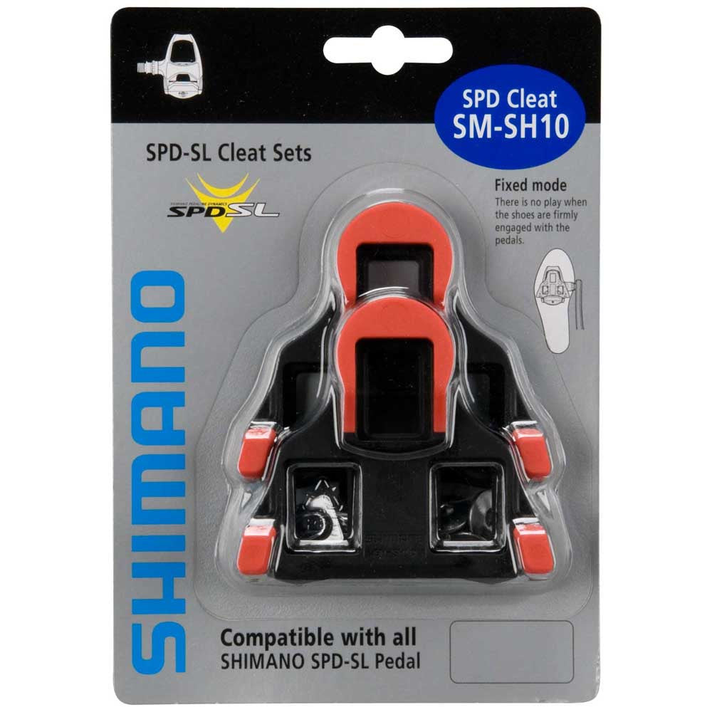 Shimano SH10 SPD-SL Cleat Set with Hardware Fixed