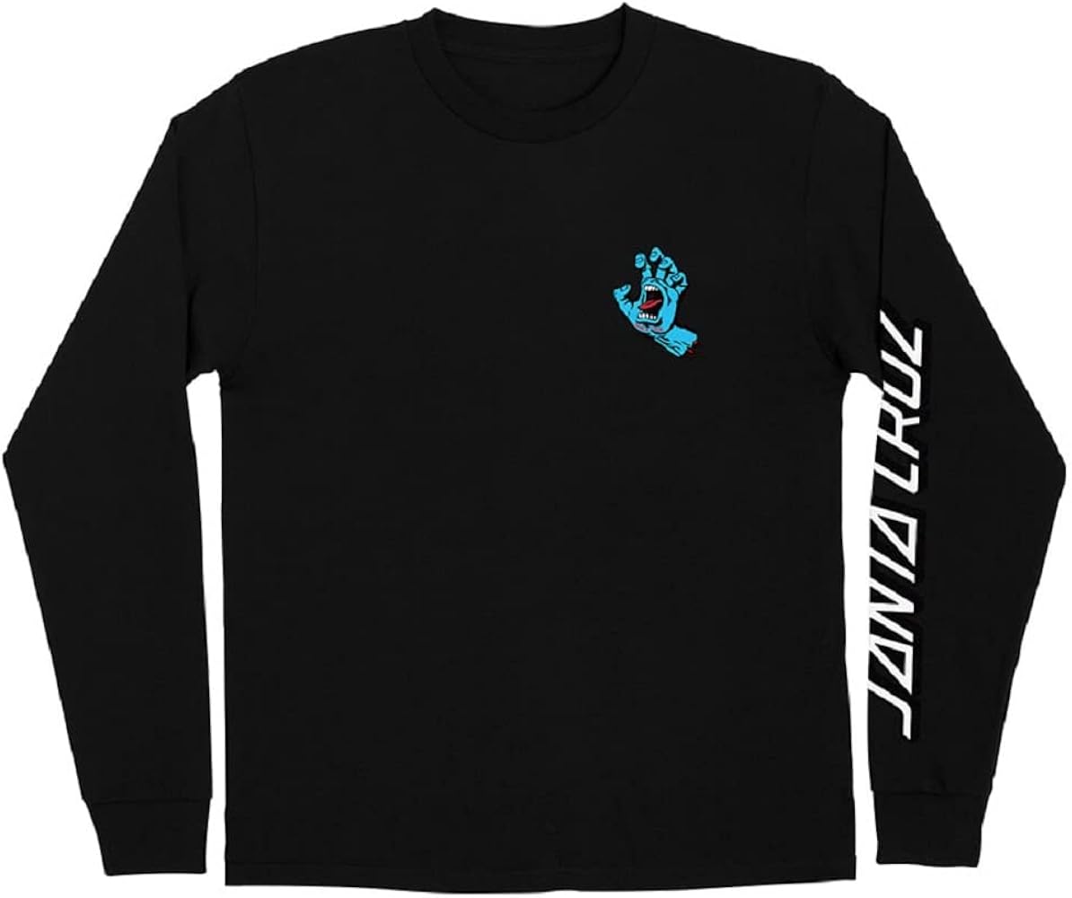 Screaming Hand S/S Heavyweight T-Shirt Black Lg Mens Santa Cruz
