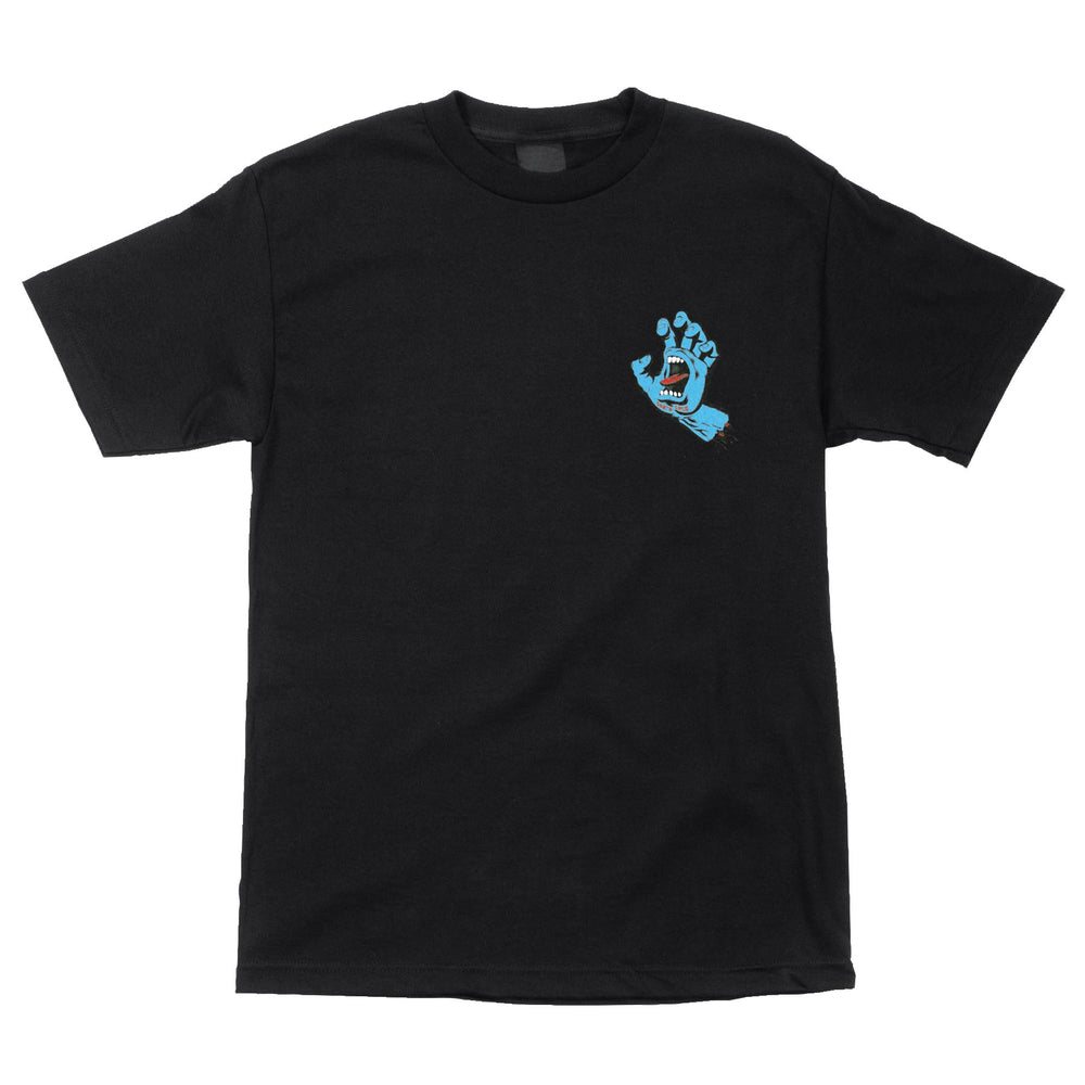 Screaming Hand S/S Heavyweight T-Shirt Black Sm Mens Santa Cruz