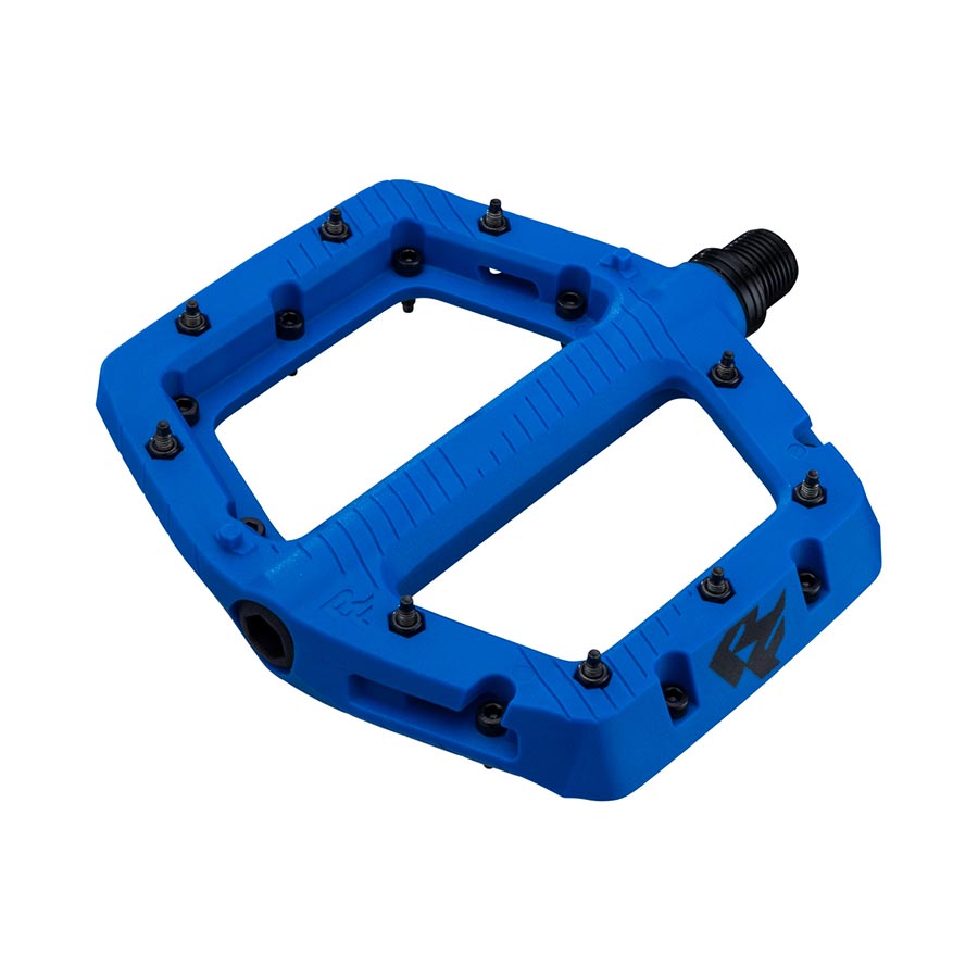 RaceFace Chester Pedals - Platform, Composite, 9/16", Large, Blue