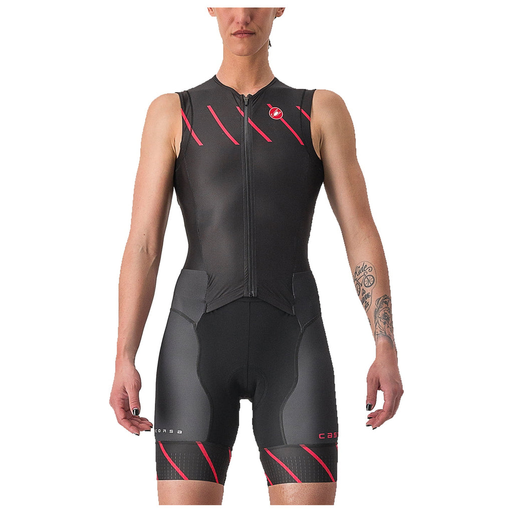Distance Bib Shorts+ 2.0 Womens Black L