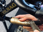 Leather Touch Handlebar Tape, Fusion Dot Blk/Gold