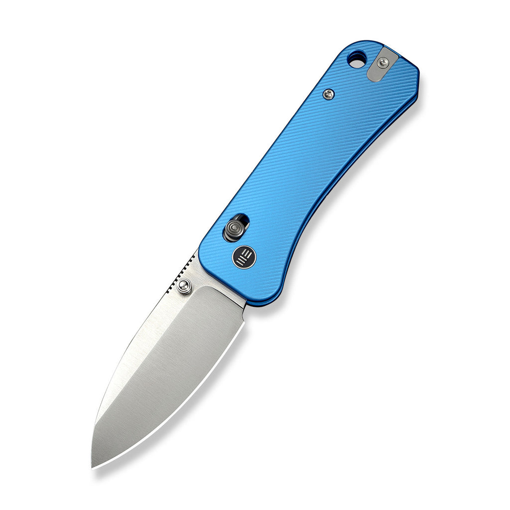 WE Banter 2 Blue Aluminum Handle Satin Finished CPM S35VN Blade