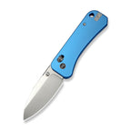 WE Banter 2 Blue Aluminum Handle Satin Finished CPM S35VN Blade