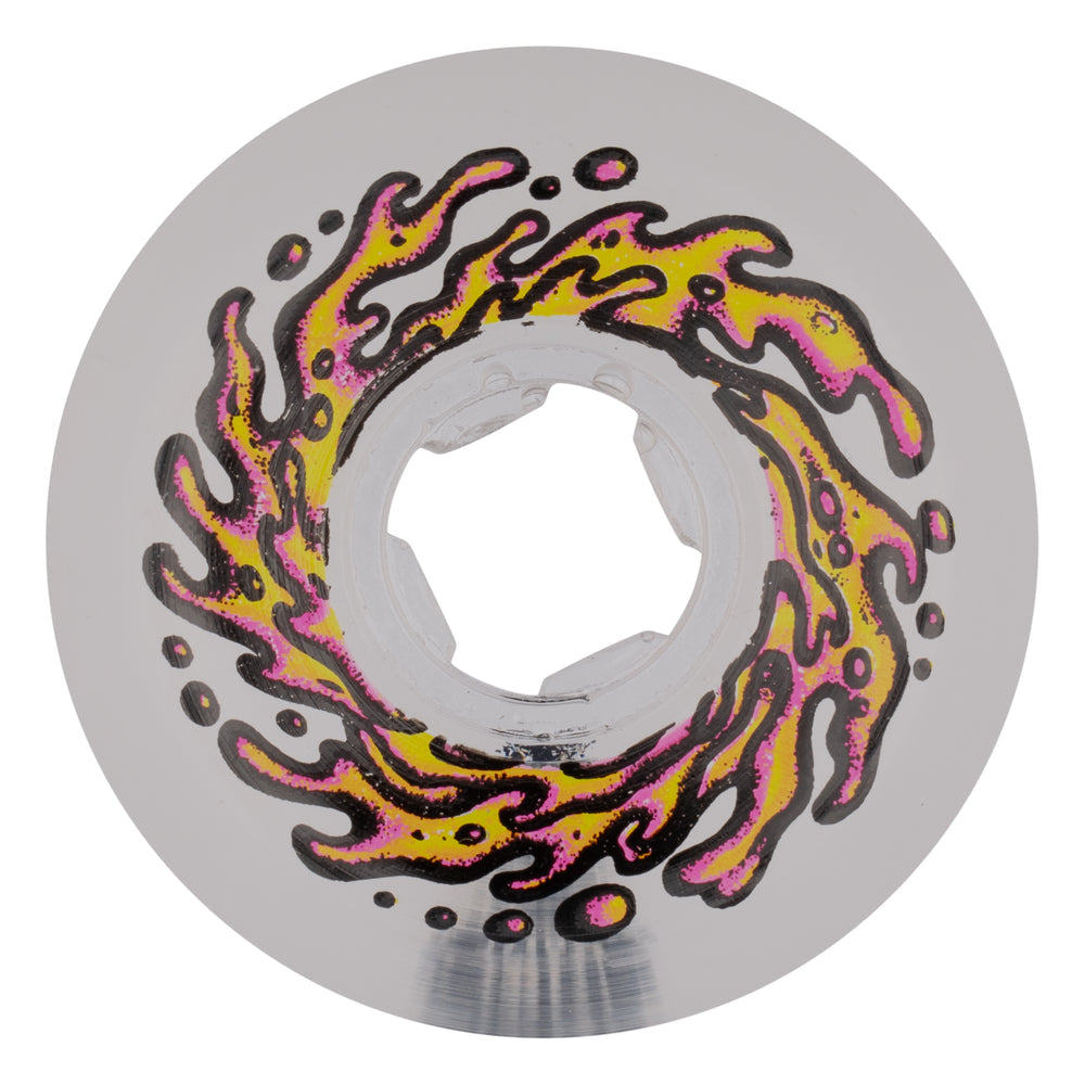 Skate - 54mm Mirror Vomits Clear 99a Slime Balls Wheels