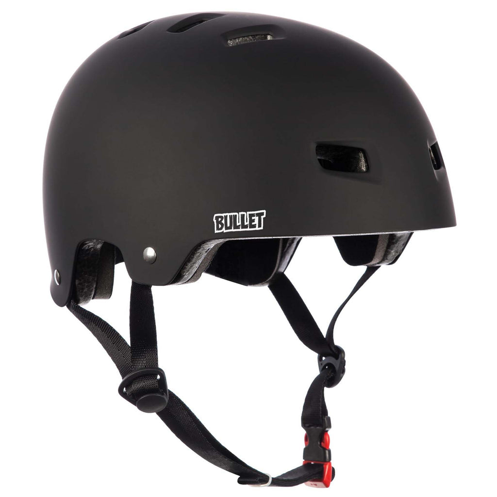 Helmet - Bullet Matte Black Deluxe  S/M