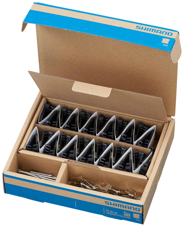 Shimano J05A-RF Disc Brake Pad and Spring - Resin Compound, Finned Aluminum Back Plate