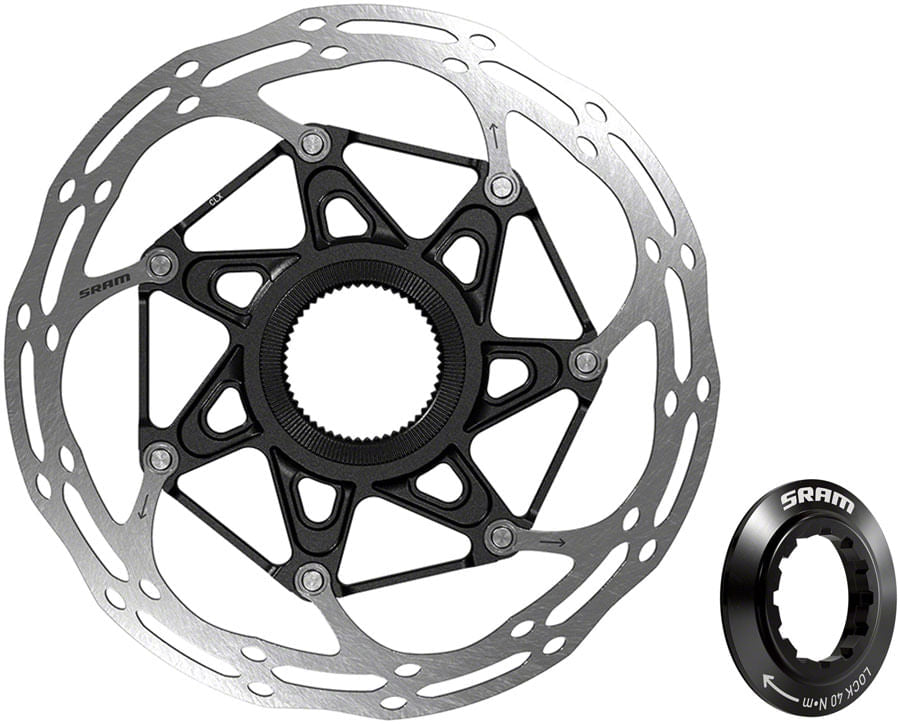 SRAM CenterLine Disc Brake Rotor - 160mm, Center Lock, 1.85mm, Includes Internal Tooled Lockring