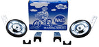 Training Wheels - Wald #10252 16-20in Steel/Rubber Training Wheels Set (for 1in Frames)