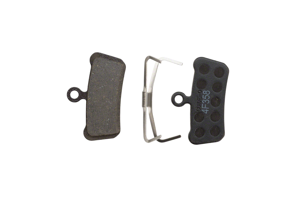 SRAM Disc Brake Pads - Organic Compound, Steel Backed, Quiet, For Trail, Guide, and G2