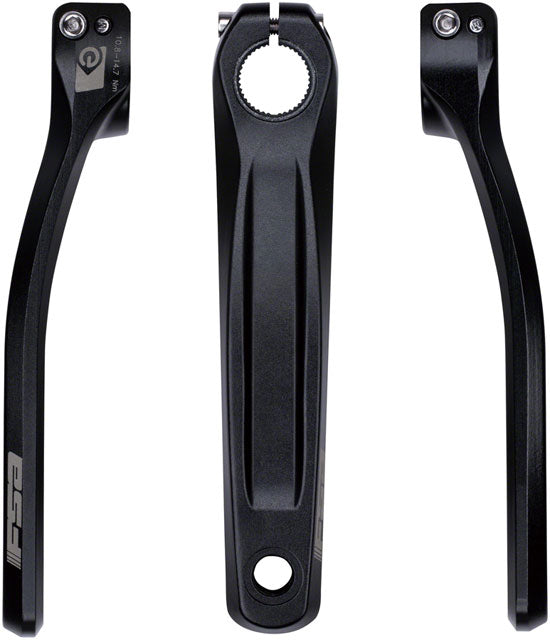 Full Speed Ahead CK-751 Shimano STEPS E8000/E7000/E6100 Ebike Crank Arm Set - 170mm, S spline with Bolts, Black