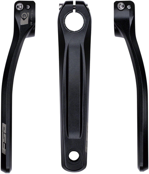 Full Speed Ahead CK-751 Shimano STEPS E8000/E7000/E6100 Ebike Crank Arm Set - 170mm, S spline with Bolts, Black