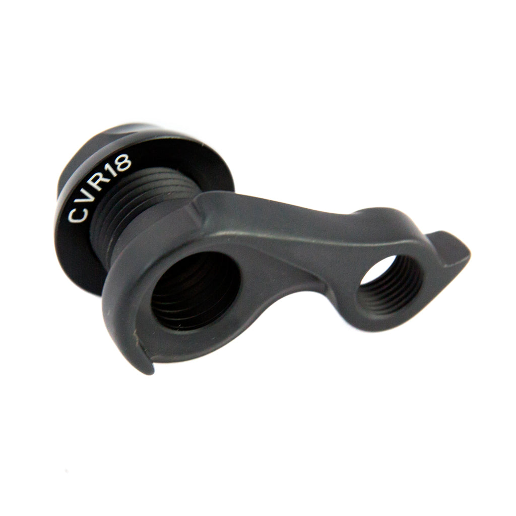 Threaded axle rear derailleur hanger