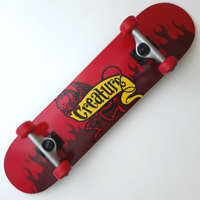 Horns Outline Mid 7.80in x 31.00in Creature Skateboard Complete