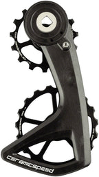 CeramicSpeed OSPW RS Pulley Wheel System for SRAM Red/Force AXS - Aluminum Pulley, 5 Spoke, Carbon Cage, Black