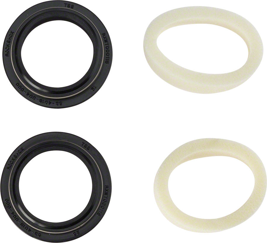 RockShox Dust Seal/Foam Ring Kit - Black Flanged 32mm Seal, 10mm Foam Ring - Revelation A3