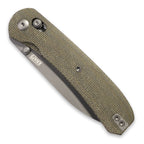KNAFS- 00274 Lander 2 Pocket Knife - Green Micarta