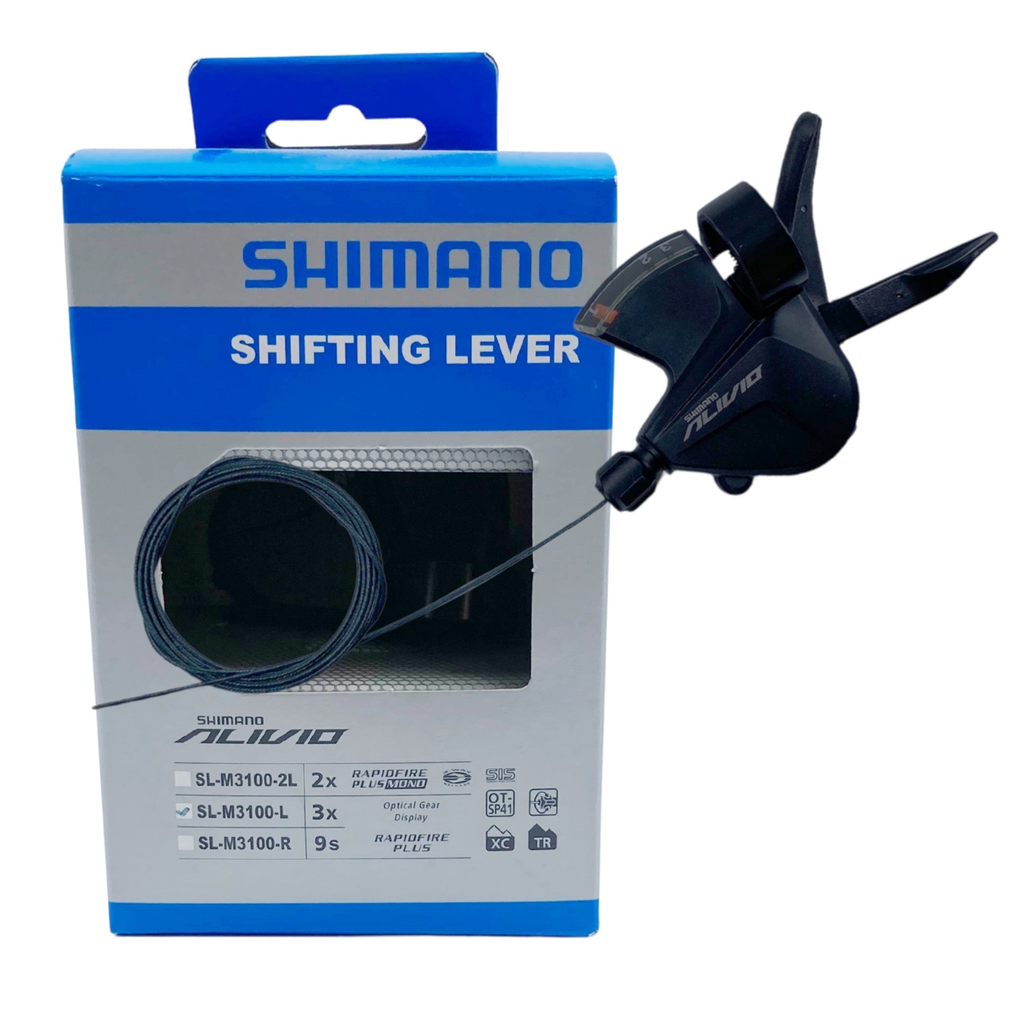 Shift Lever Shimano Sl-M3100-L Left 3-Speed Black