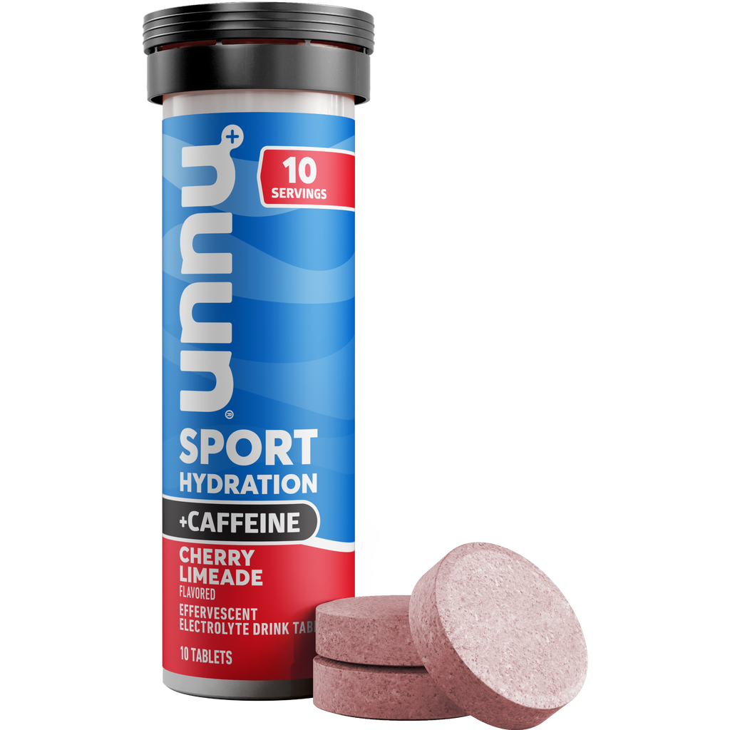 Nutrition - Nuun Sport + Caffeine Hydration Tablets: Cherry Limeade Single Tube