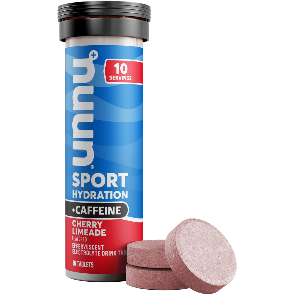 Nutrition - Nuun Sport + Caffeine Hydration Tablets: Cherry Limeade Single Tube