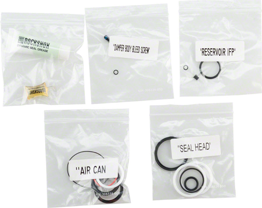 RockShox Rear Shock Service Kit - 200hr/1 Year, Super Deluxe A1-B2 (2017+)