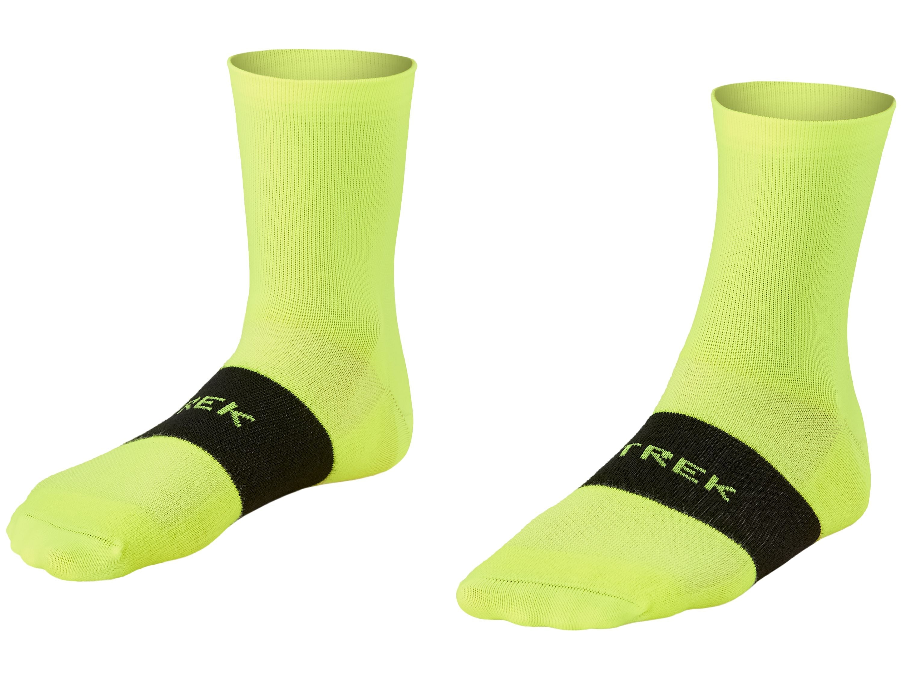 Trek Race Quarter Cycling Sock, Radioactive Yellow S