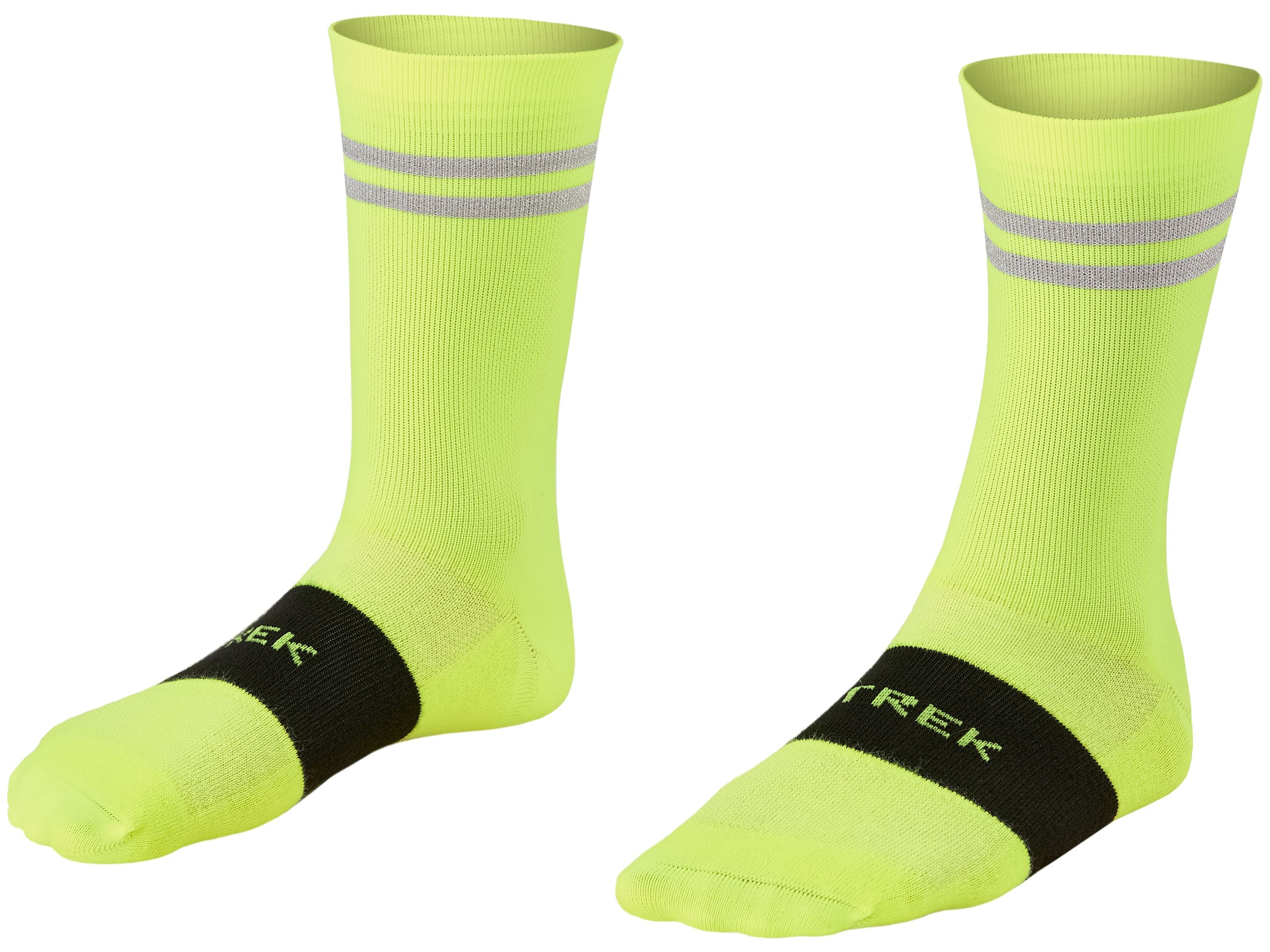 Trek Race Quarter Cycling Sock, Radioactive Yellow S