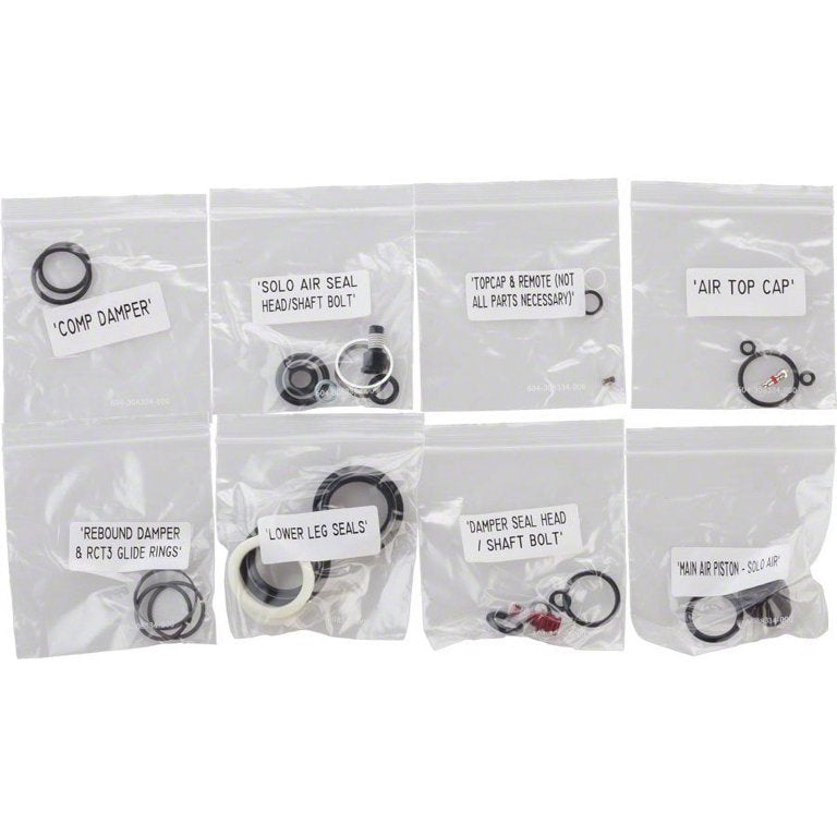 RockShox Fork Service Kit - Full: SID / Reba (2013-2016), Solo Air, A2-A3