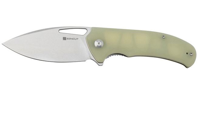 SENCUT Phantara Natural Coarse G10 Handle Stonewashed 9Cr18MoV Blade