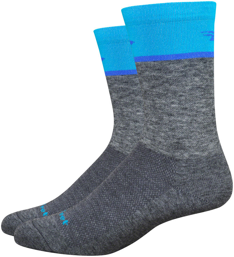 Socks - DeFeet Aireator Ornot 6'' Intersection Socks, Olive Green XL