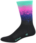 Socks - DeFeet Aireator 6" Ombre Socks, Purple XL