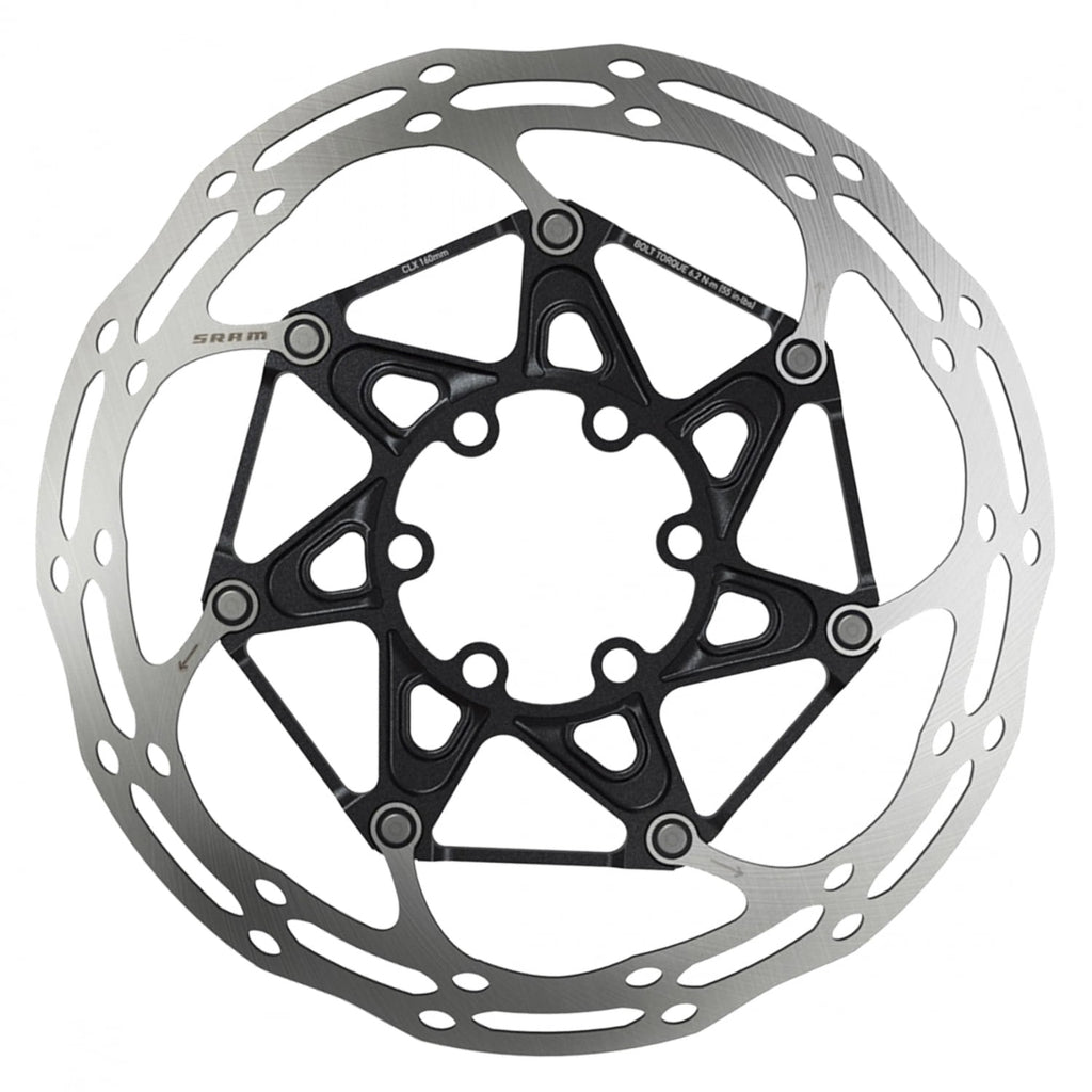 SRAM CenterLine X 2pc 6-Bolt Rotor Rounded Ti 140mm NLS