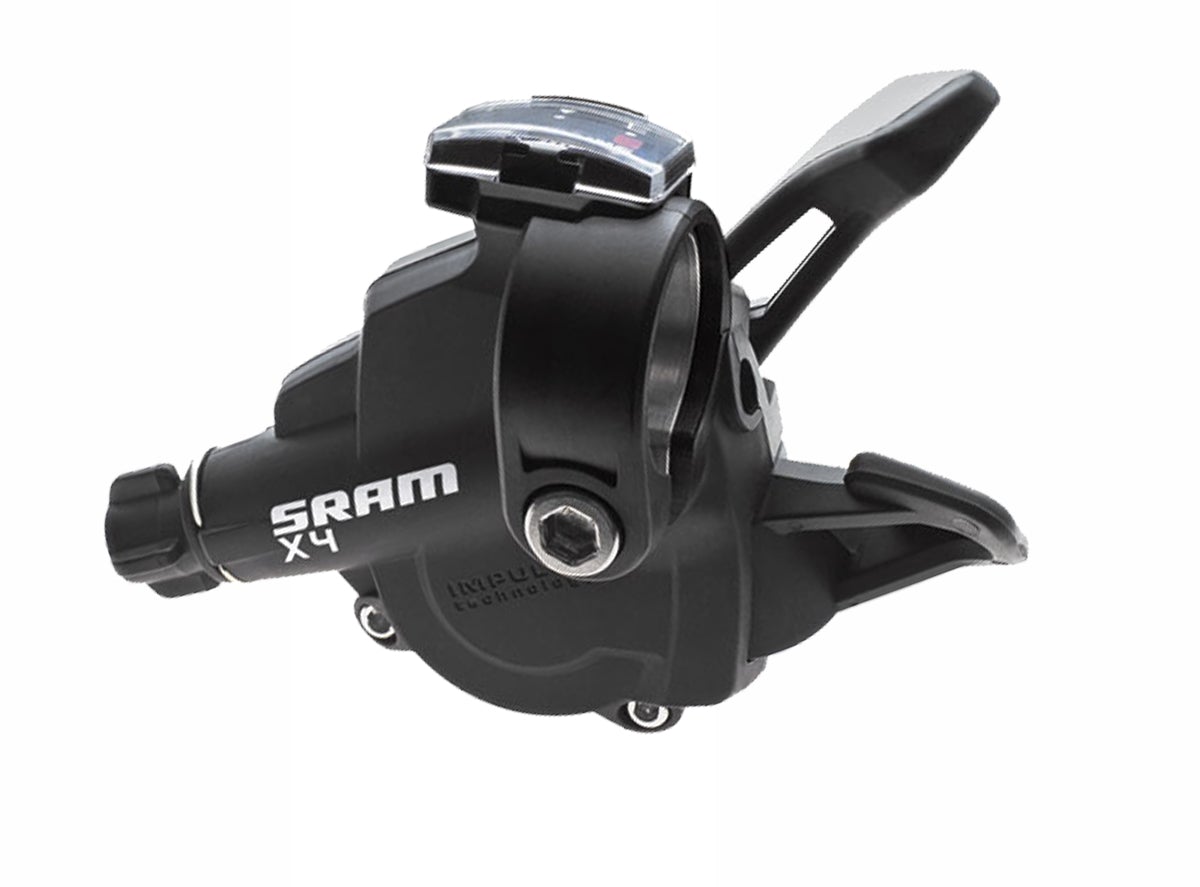 SRAM X4 Trigger Shifter, Black Front, 3