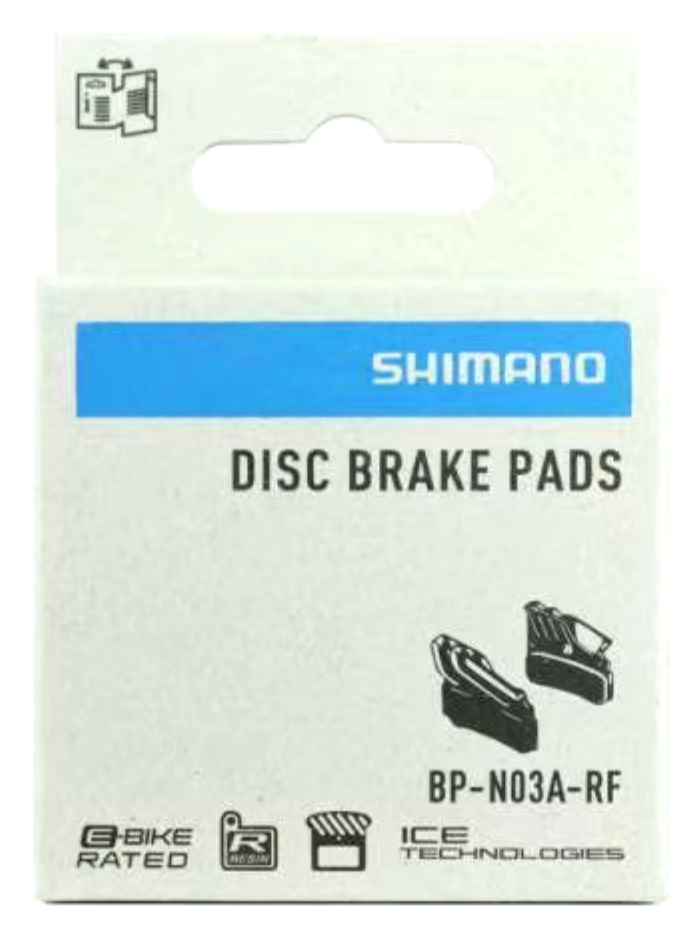 N03A-RF RESIN PAD W/FIN & SPRING, 1 PAIR