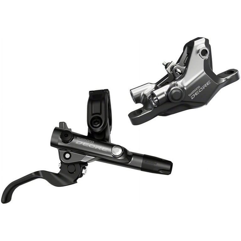 Shimano Deore BL-M4100/BR-MT410 Disc Brake and Lever - Front, Hydraulic, Resin Pads, Gray