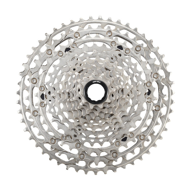 Shimano Deore CS-M6100-12 Cassette - 12-Speed, 10-51t, Silver, For Hyperglide+