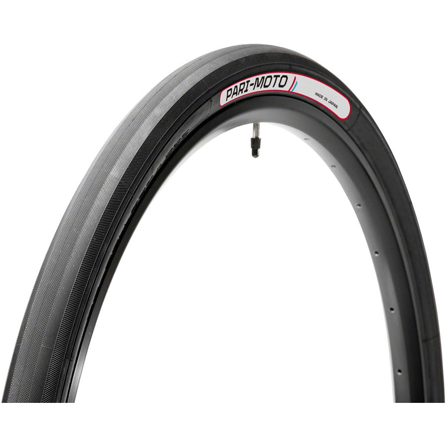 Tire - Panaracer Pari-Moto Tire - 650b x 42, Clincher, Folding, Black/Amber