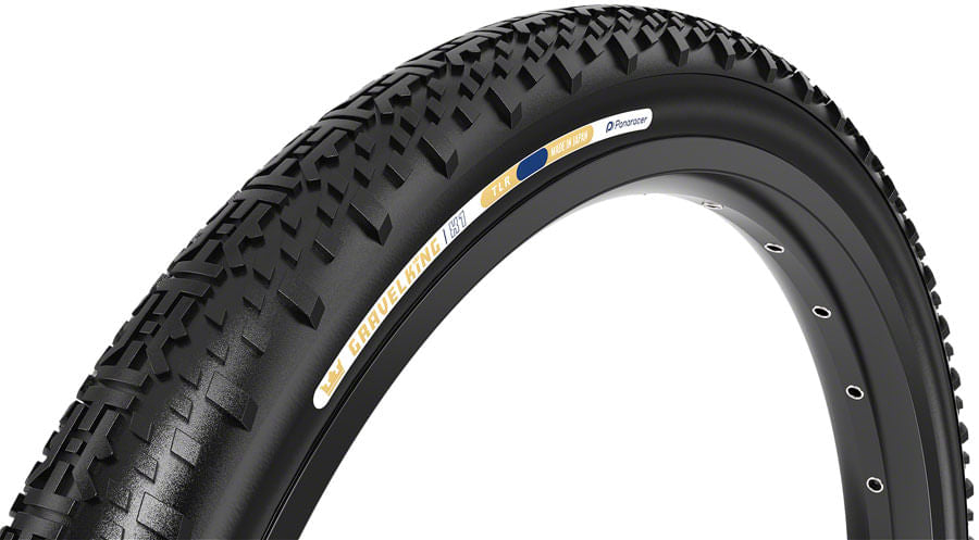 Tire - Panaracer GravelKing X1 Tire - 700 x 45, Tubeless, Folding, Black