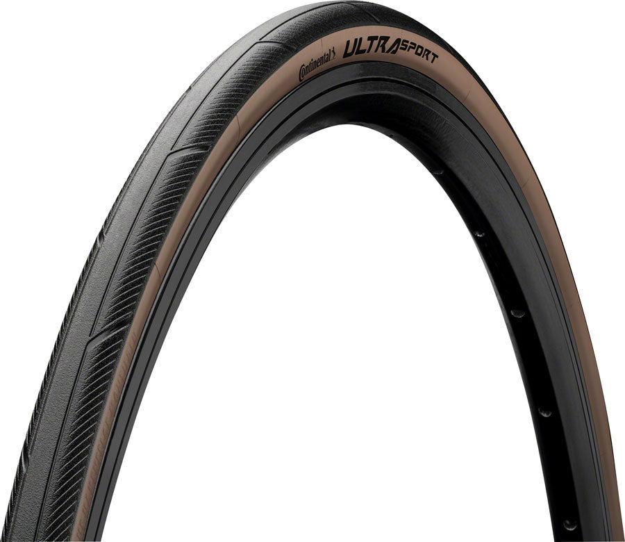 Tire - Continental Ultra Sport III Tire - 700 x 28, Clincher, Folding, Black, PureGrip, Performance, E25