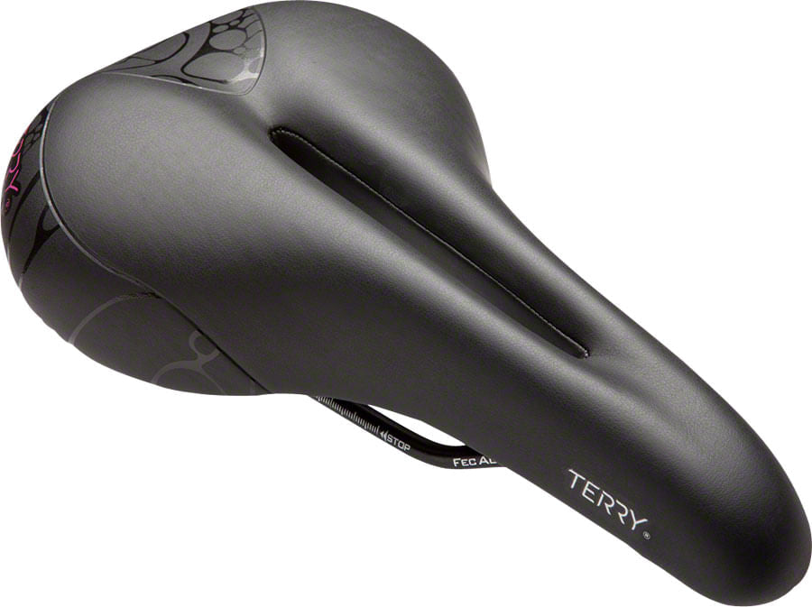 Terry Butterfly Chromoly Gel Saddle - Chromoly, Black, Women's