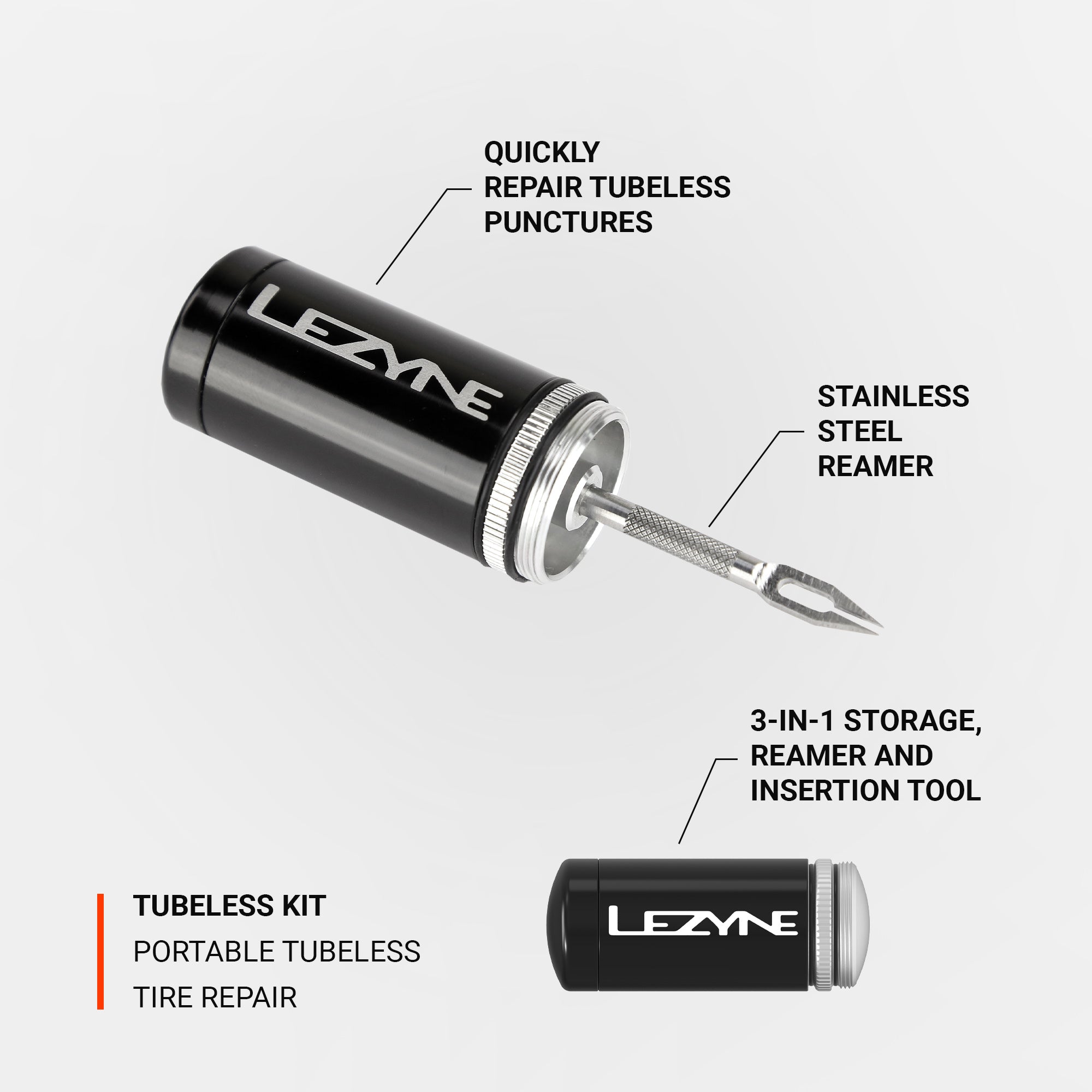 Flat Kit - Lezyne Tubeless Tire Plug Kit