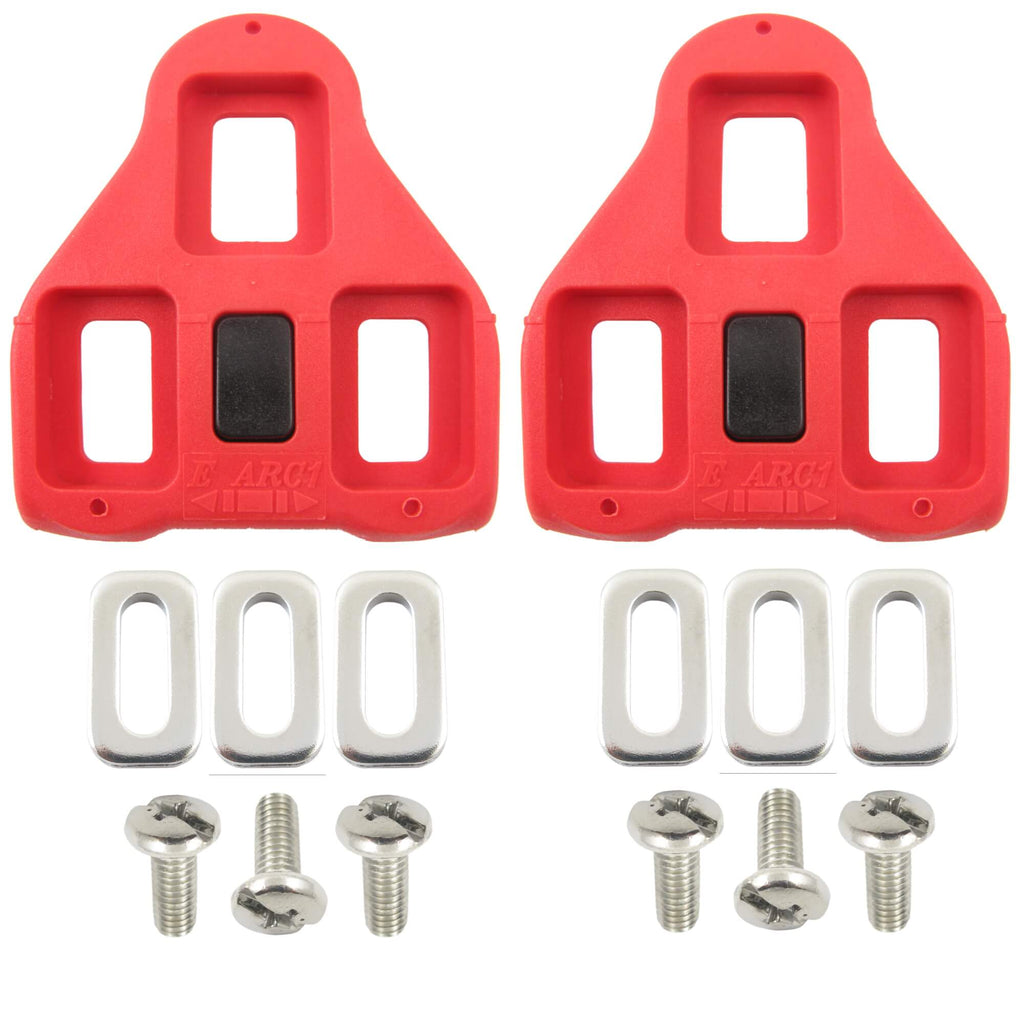 VP ARC 1 LOOK Delta Cleats, 9 Degree Red