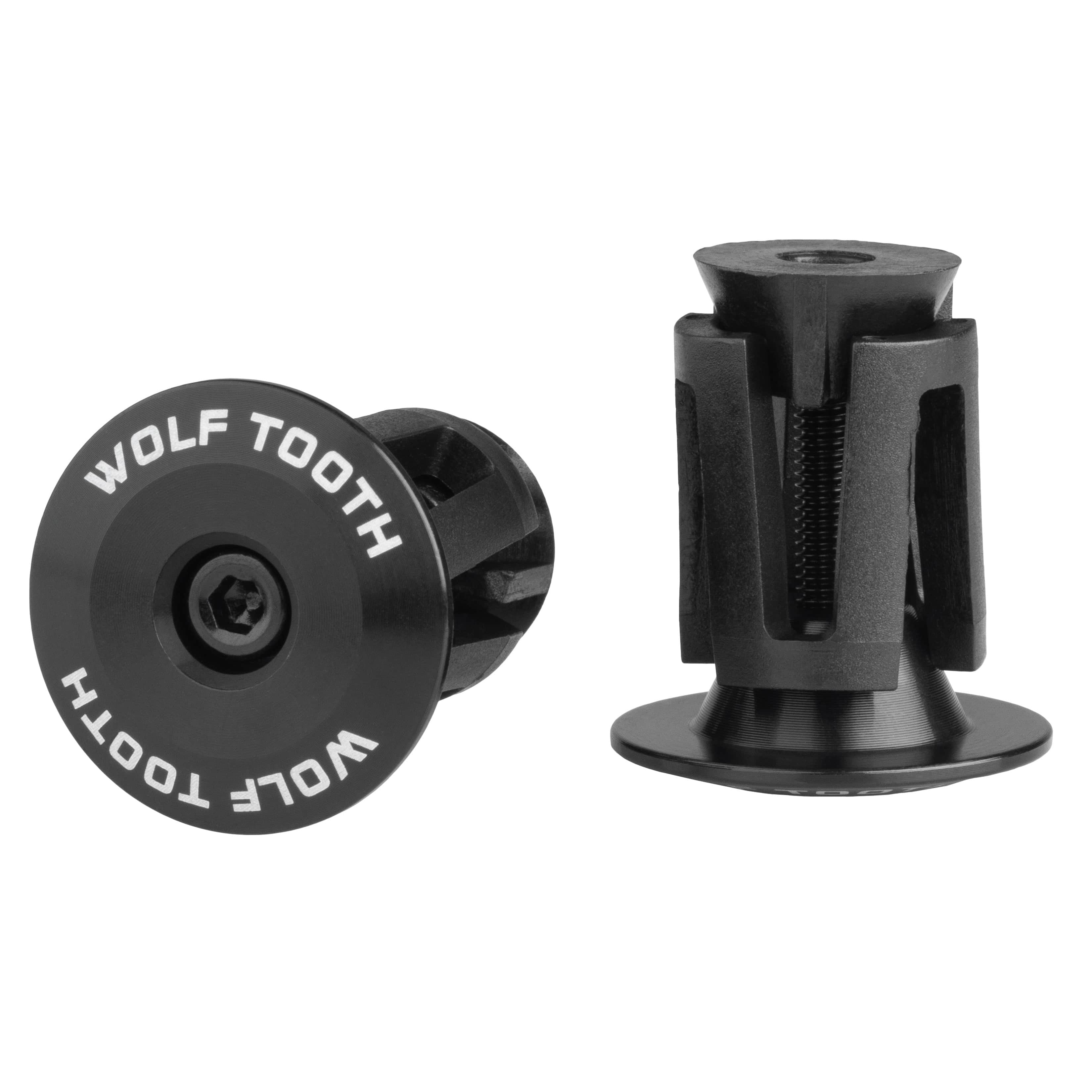 Wolf Tooth Alloy Bar End Plugs - Black