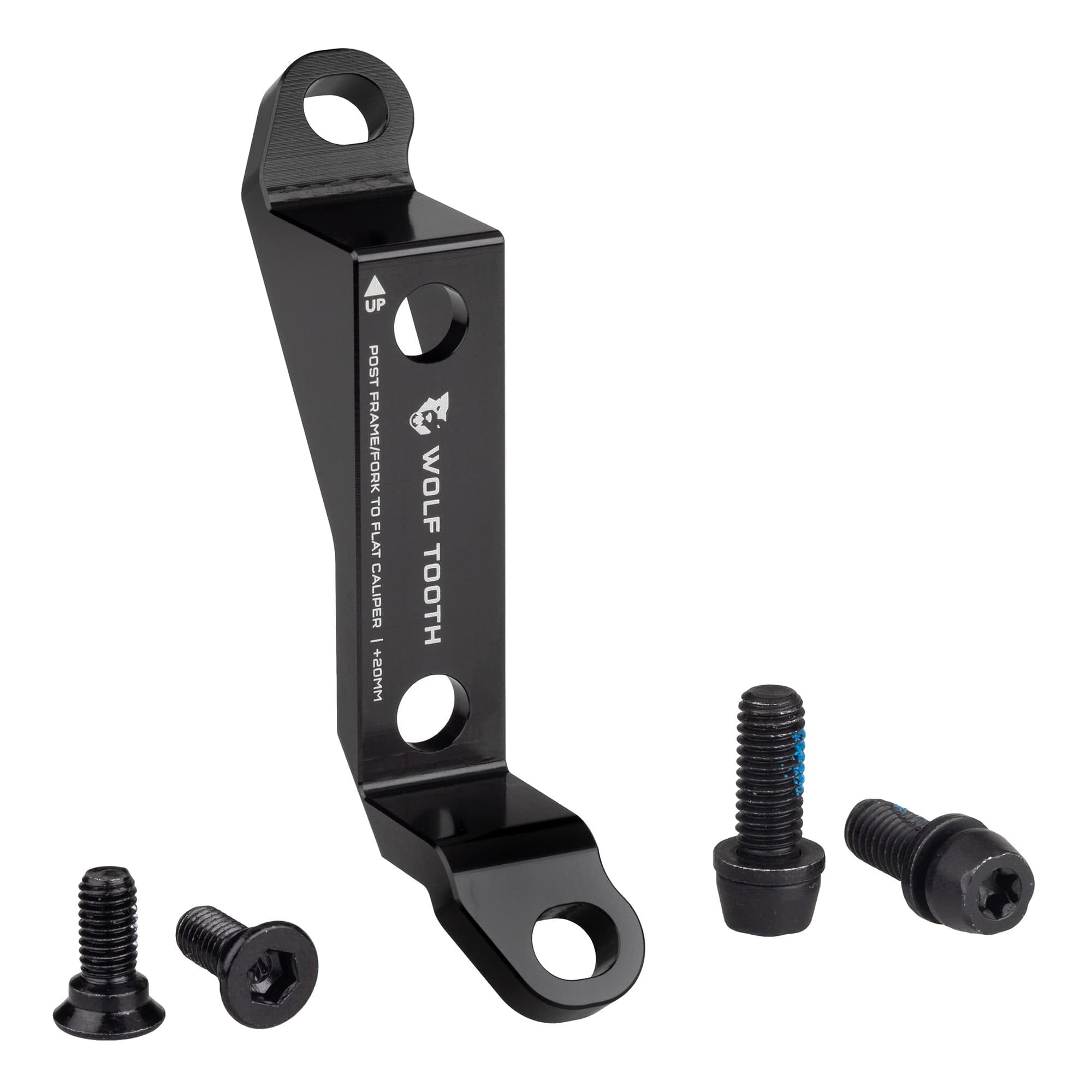 Wolf Tooth Disc Brake Adapter - Post to Flat Mount, +20mm