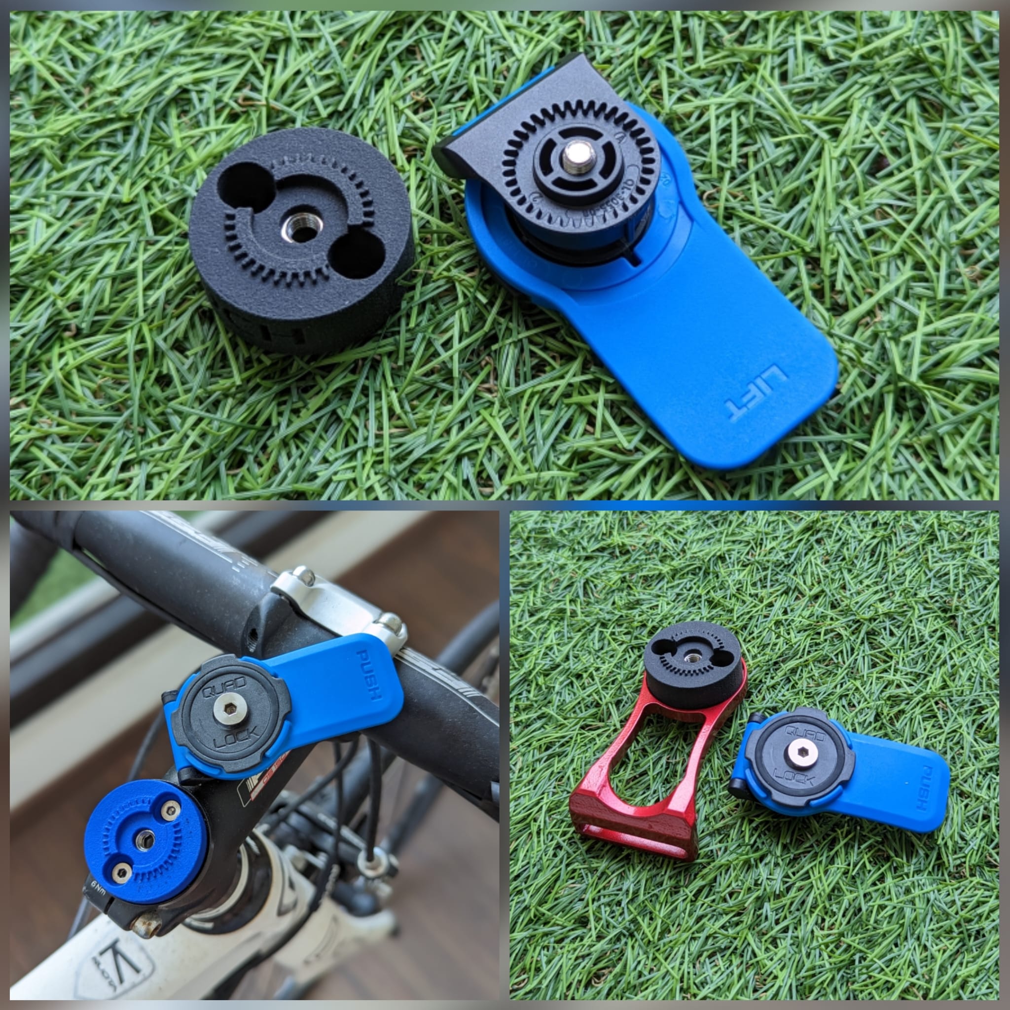 Computer Part - Quad Lock MOUNT ONLY BIKE MOUNT BK