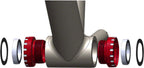 Wheels Manufacturing BSA Bottom Bracket - Shimano MTB, ABEC-3 Bearings, Black Cups